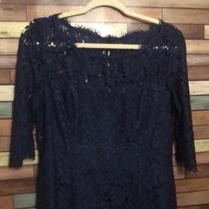 Navy, Lace Dress from Nordstrom.